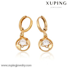 (90074) Xuping moda alta qualidade 18k banhado a ouro brinco